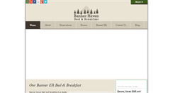 Desktop Screenshot of bannerhavenbedandbreakfast.com